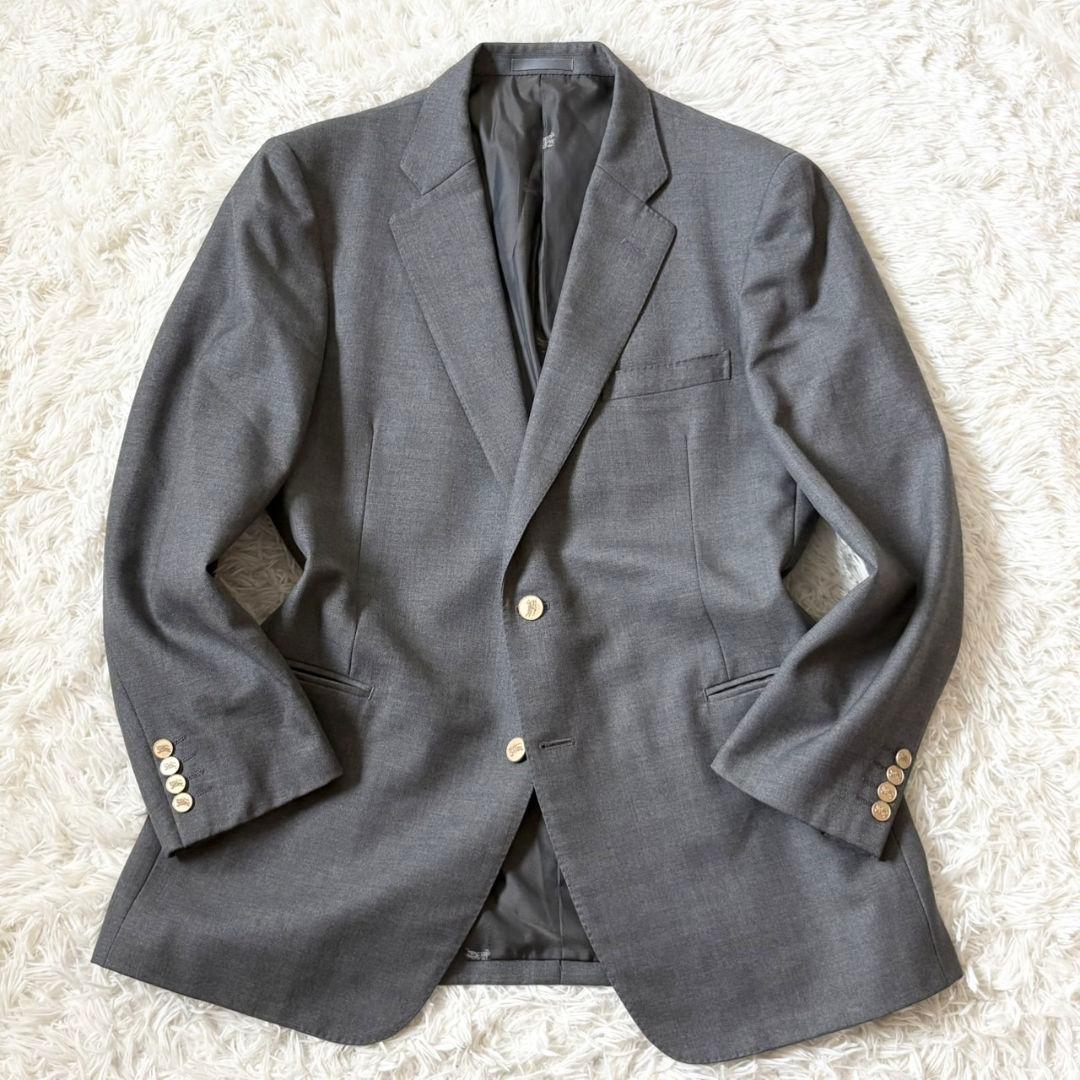 美品 バーバリーズ テーラードジャケット 金ボタン