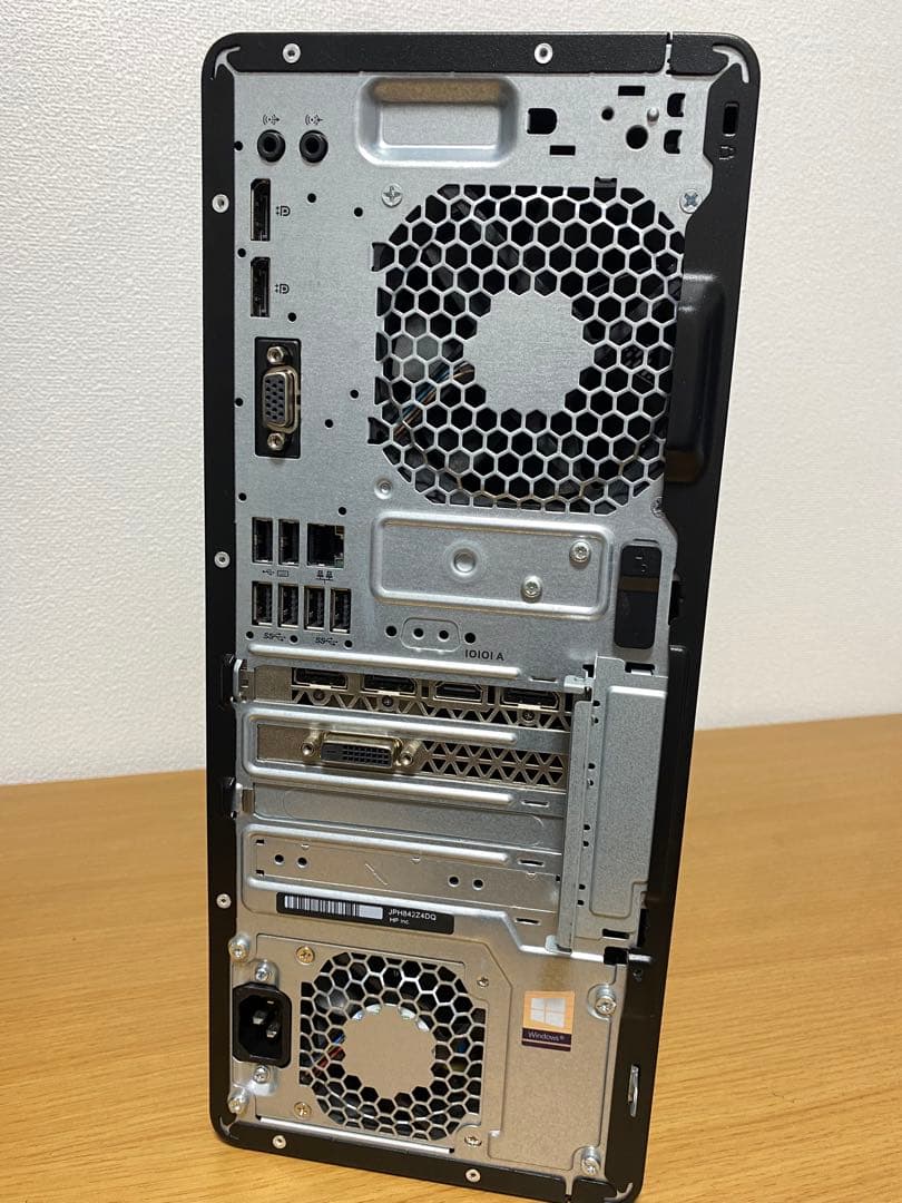 HPデスクトップパソコン/i7-8700/SSD 256GB/メモリ16GB