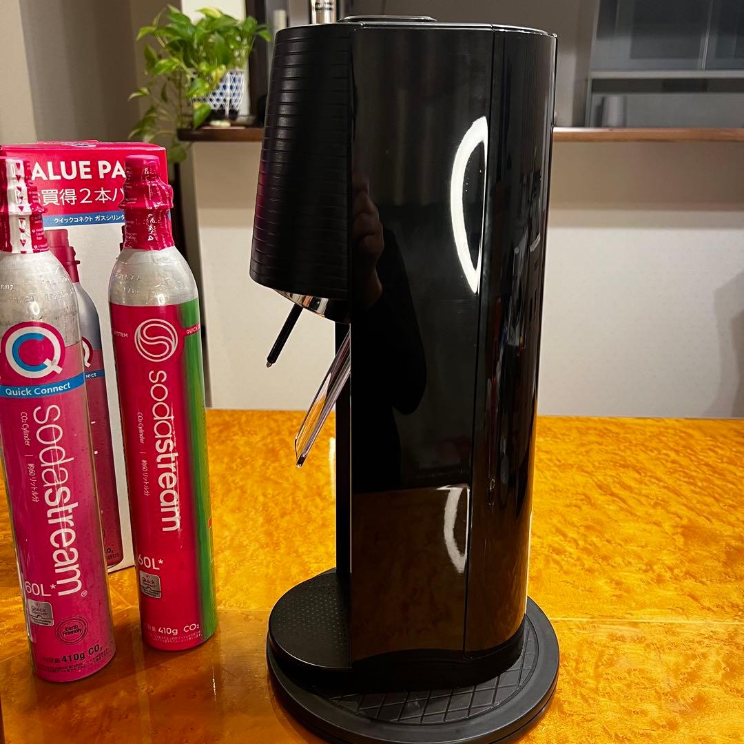 SodaStreamソーダストリームTERRA シリンダー2本　未使用ボトル1本