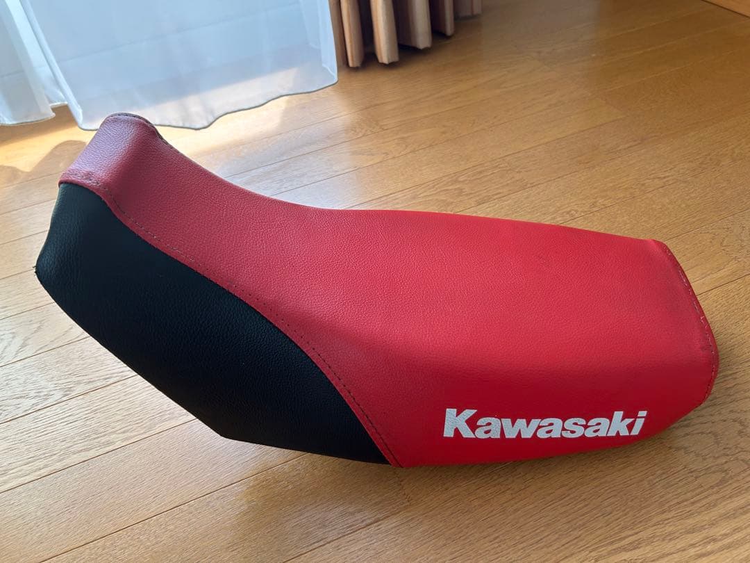 Kawasaki バイクシート KSR80/50用　赤黒