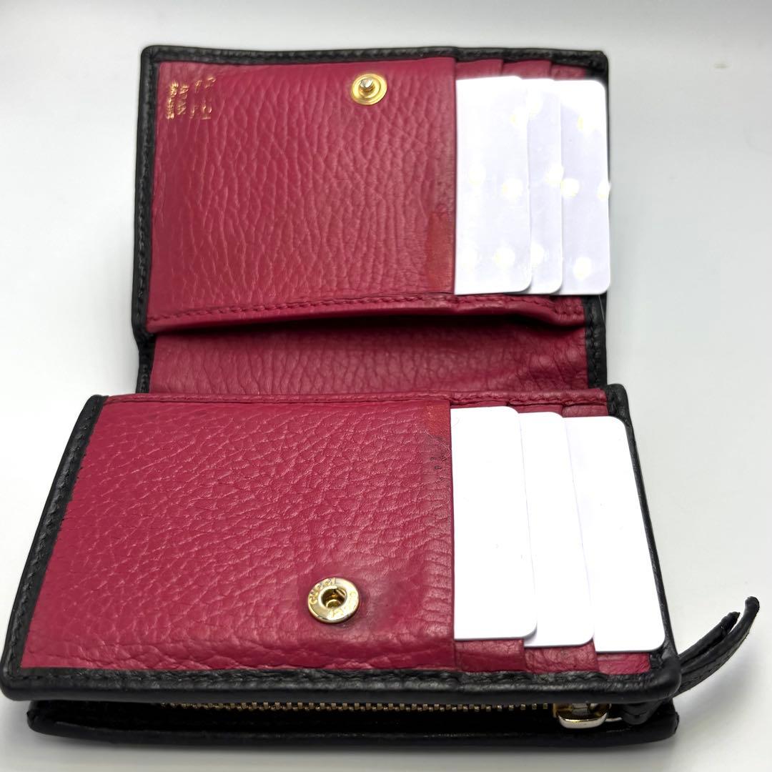 かえちゃん 　　　　　　　　　GUCCI グッチ GGロゴ 二つ折り財布