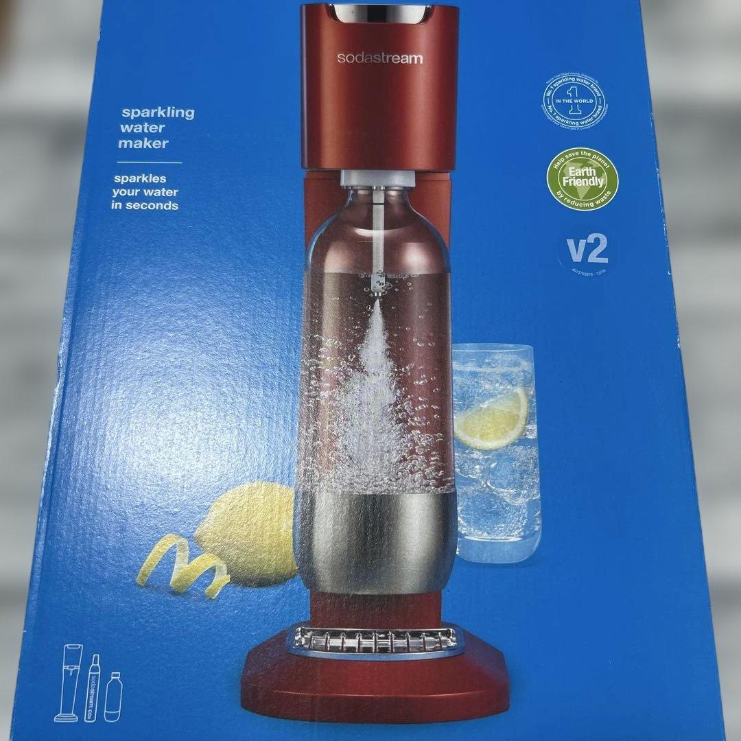 sodastream GENESIS DELUXE 炭酸水メーカー レッド