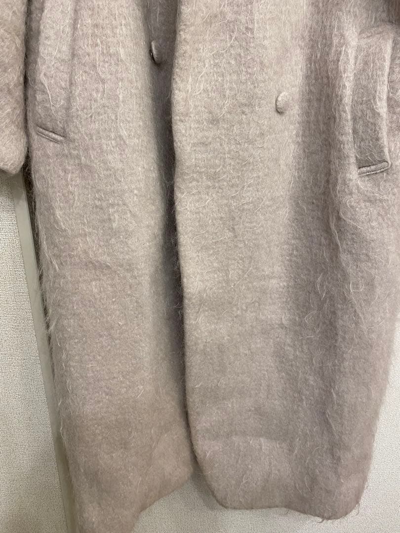 最終値下げDEFORMATION COLLAR SHAGGY COAT