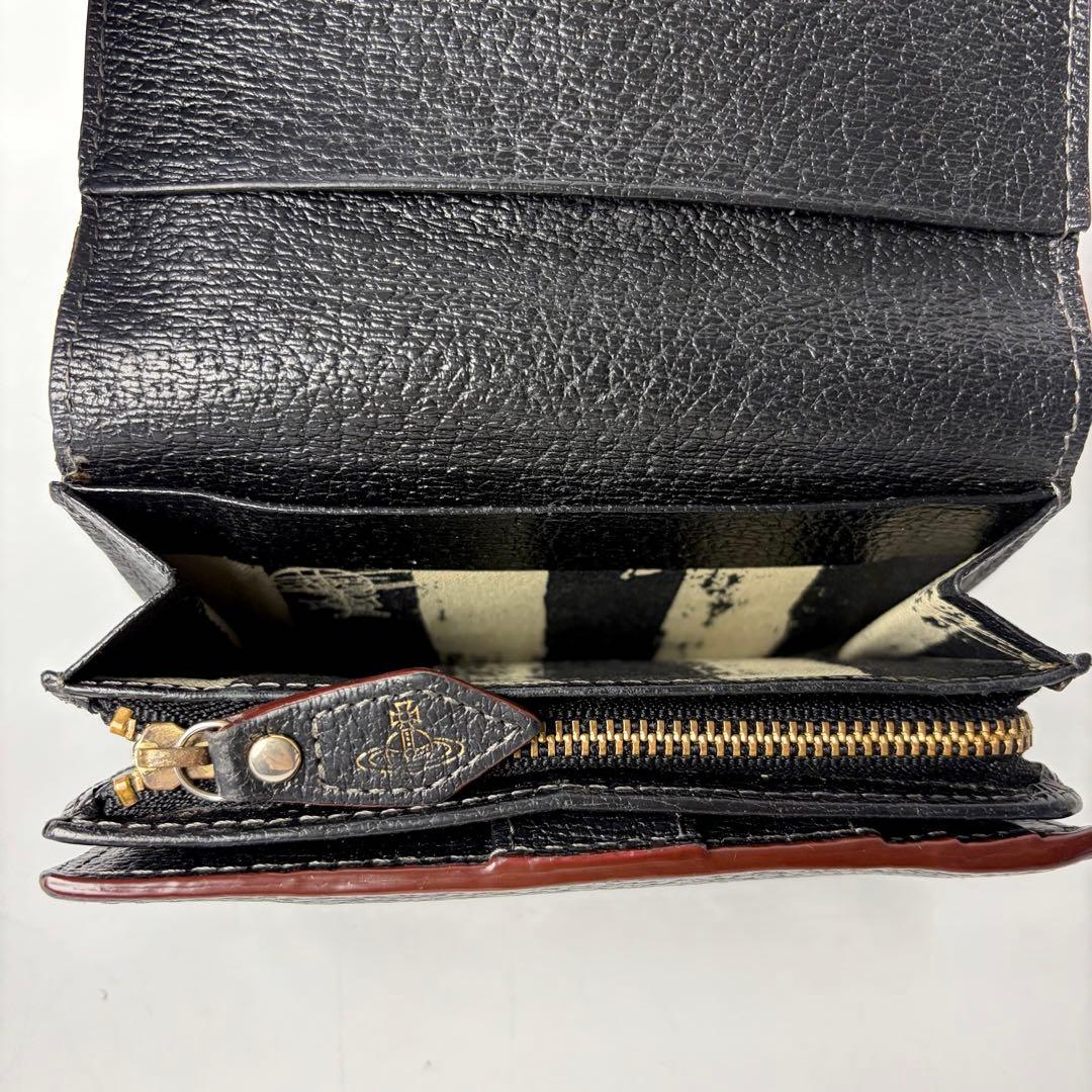 VivienneWestwood 三つ折り財布 オーブ ブラック エグゼクティブ