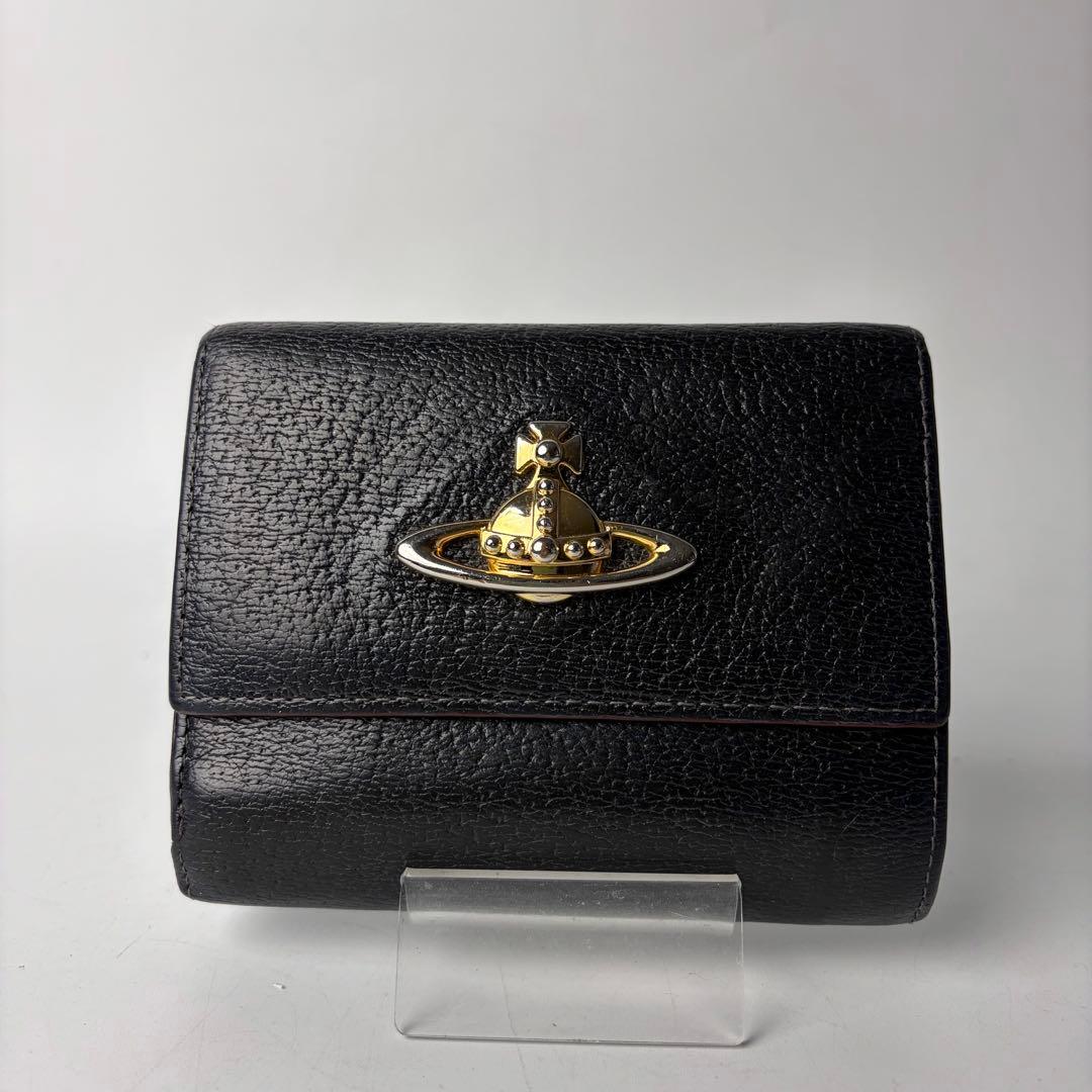 VivienneWestwood 三つ折り財布 オーブ ブラック エグゼクティブ