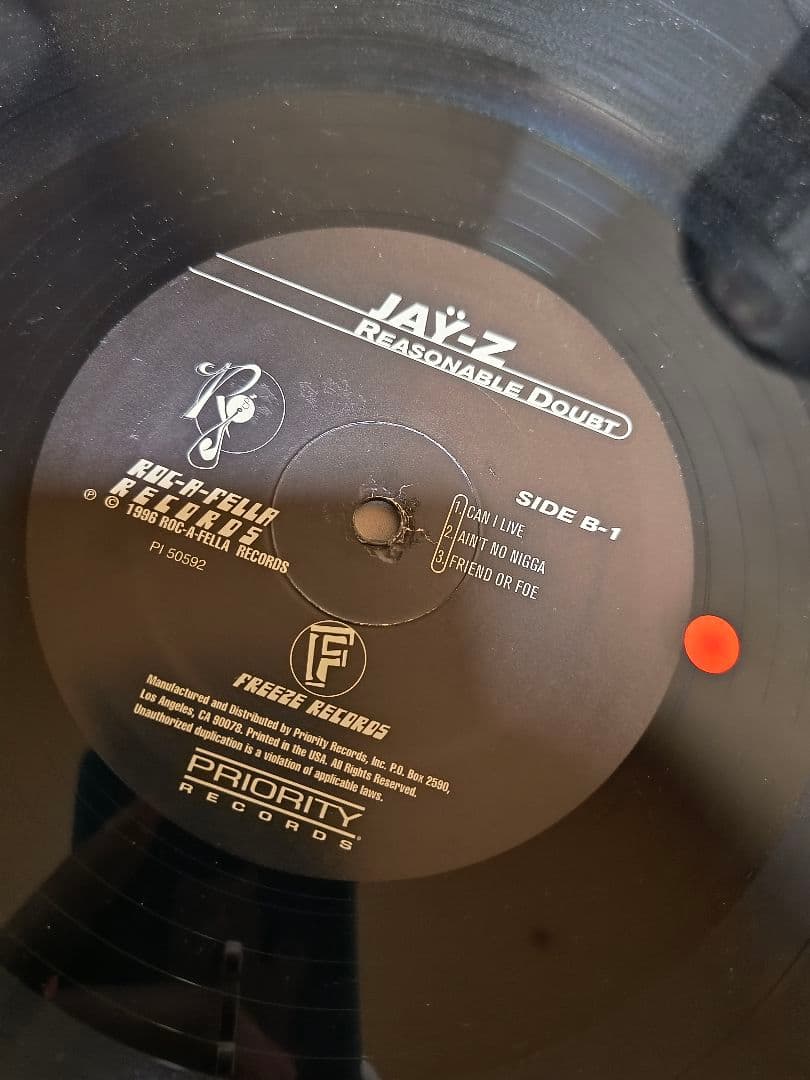 【USオリジナル】Jay-Z / Reasonable Doubt 2LP