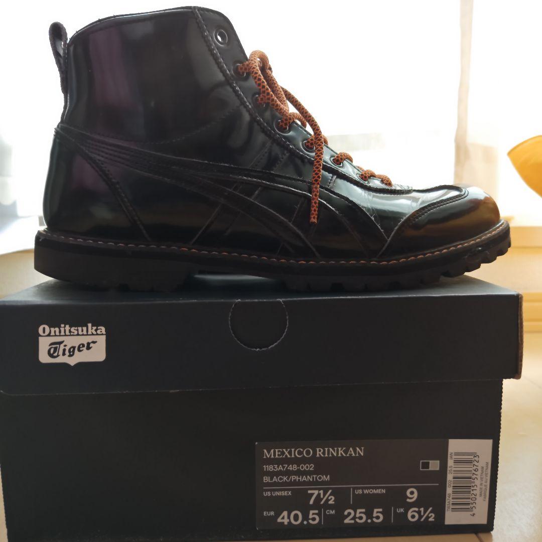 Onitsuka Tiger MEXICO RINKAN ブラック 25.5cm