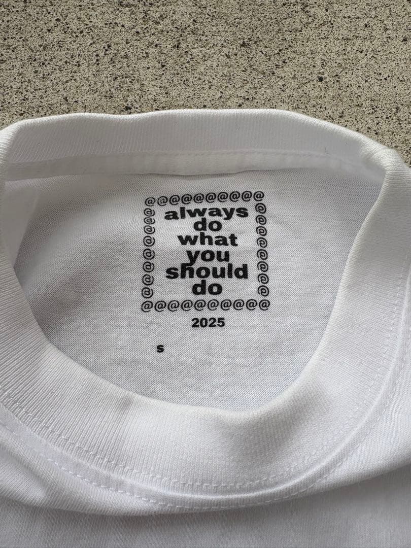 デ*️様 always do what should do tシャツ　popup