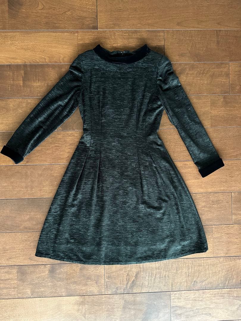 KOJI WATANABE STYLE 黒長袖ワンピース　レディース 9号　美品