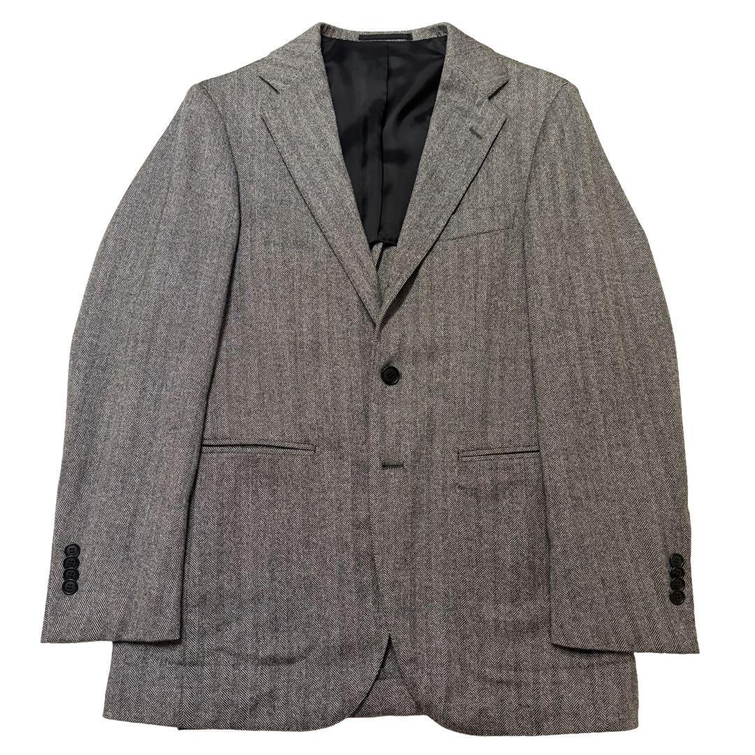 RING JACKET ヘリンボーン テーラードジャケット 42