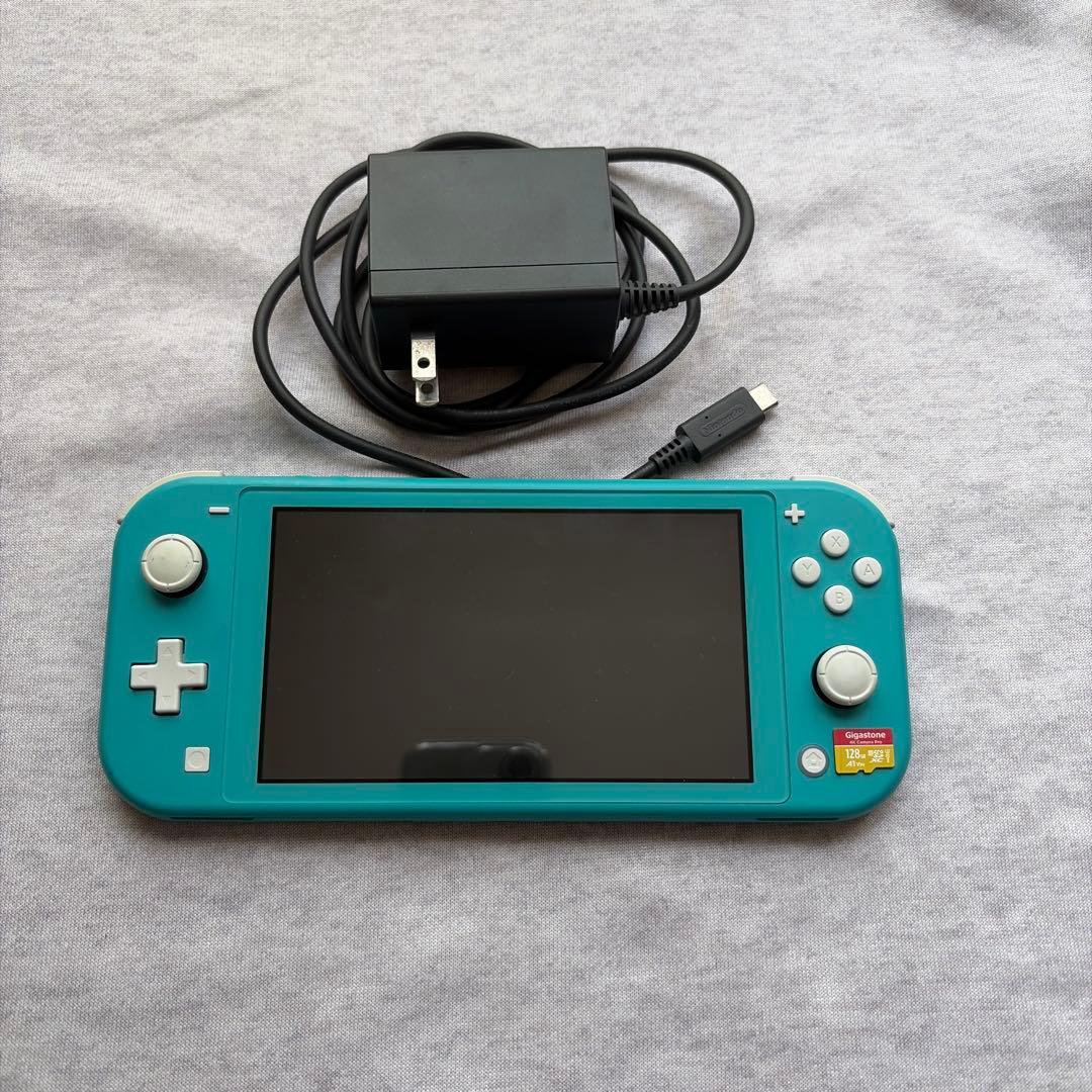 Nintendo Switch Lite ターコイズ SDカード128GB付き