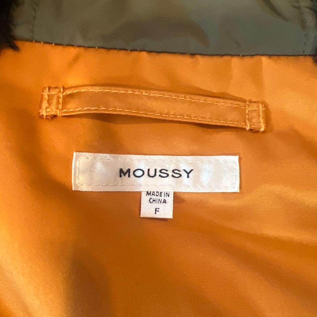 MOUSSY オリーブグリーン クロップドジャケット