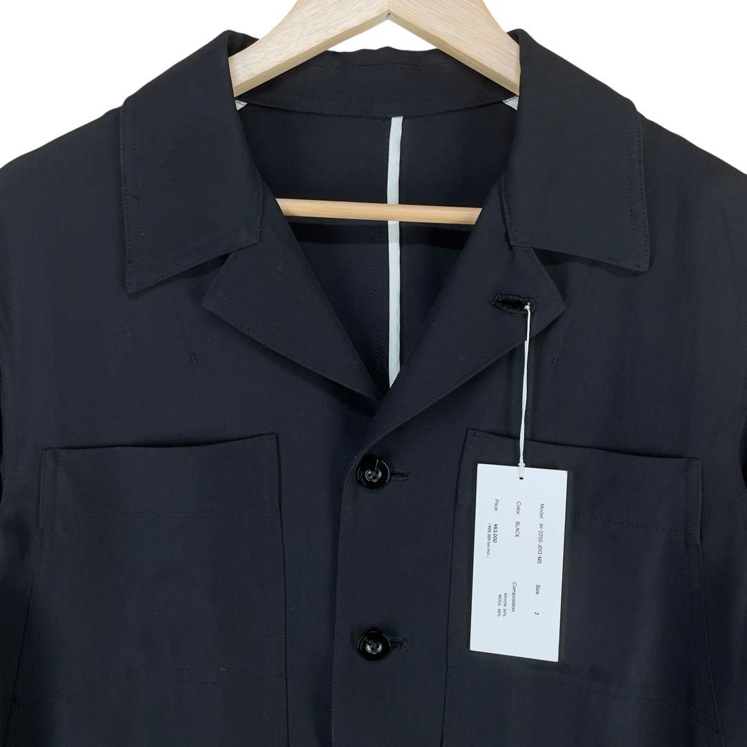 【IRENISA 22SS】ダブルポケットジャケット ブラック サイズ2 新品