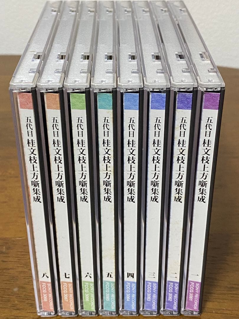 五代目 桂文枝上方噺集成 CD全8巻セット　解説書は在りません