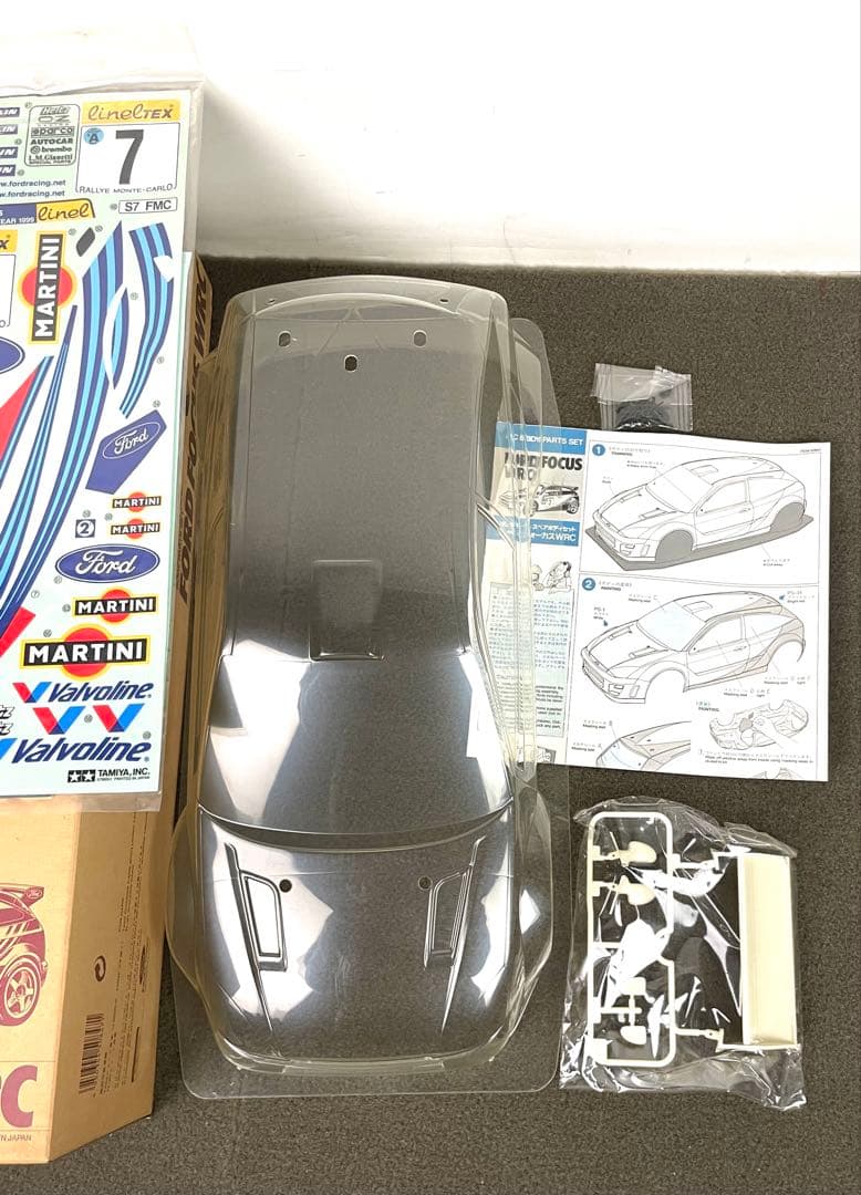 希少 TAMIYA 1/10 Ford Focus BODY PARTS SET
