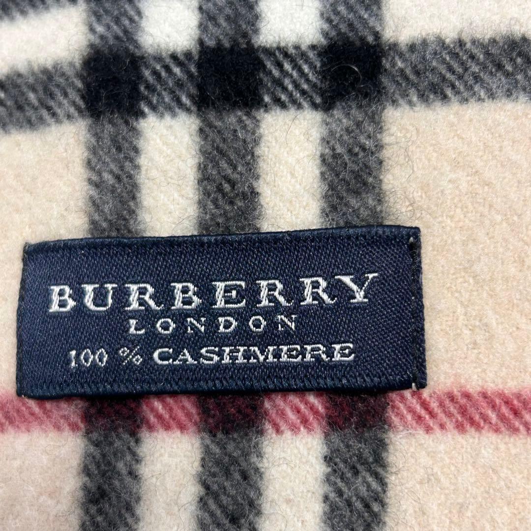 m*i様 71671 BURBERRY LONDON チェック柄 カシミヤ100