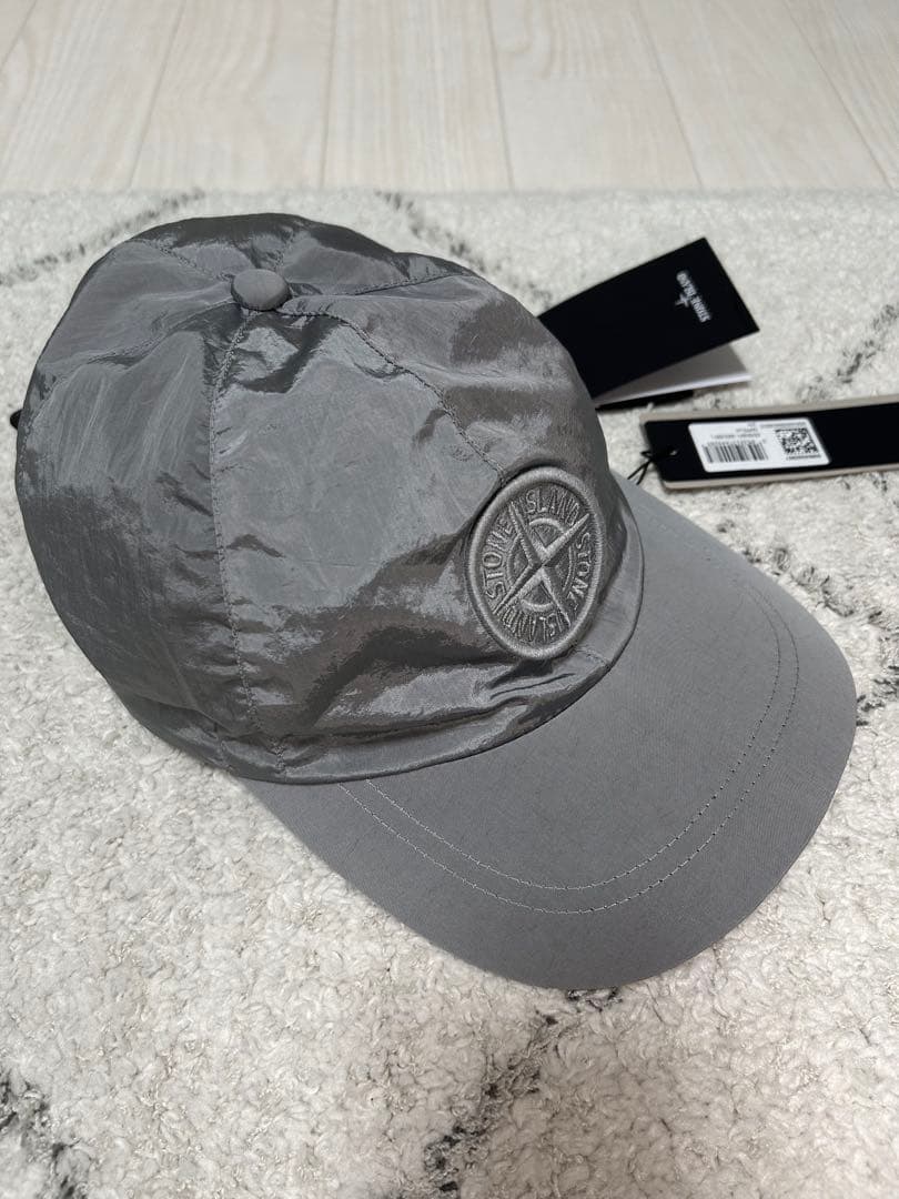STONE  グレー キャップ L