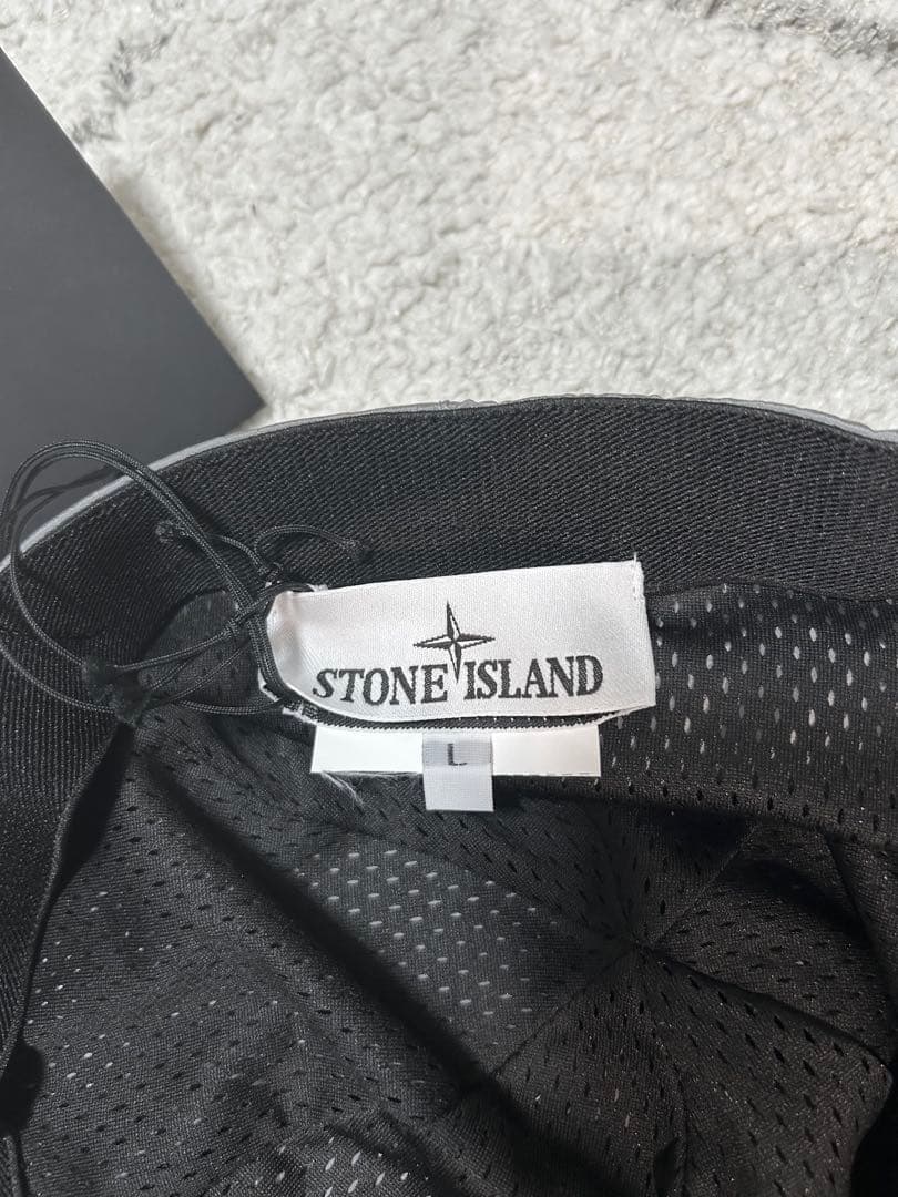 STONE  グレー キャップ L