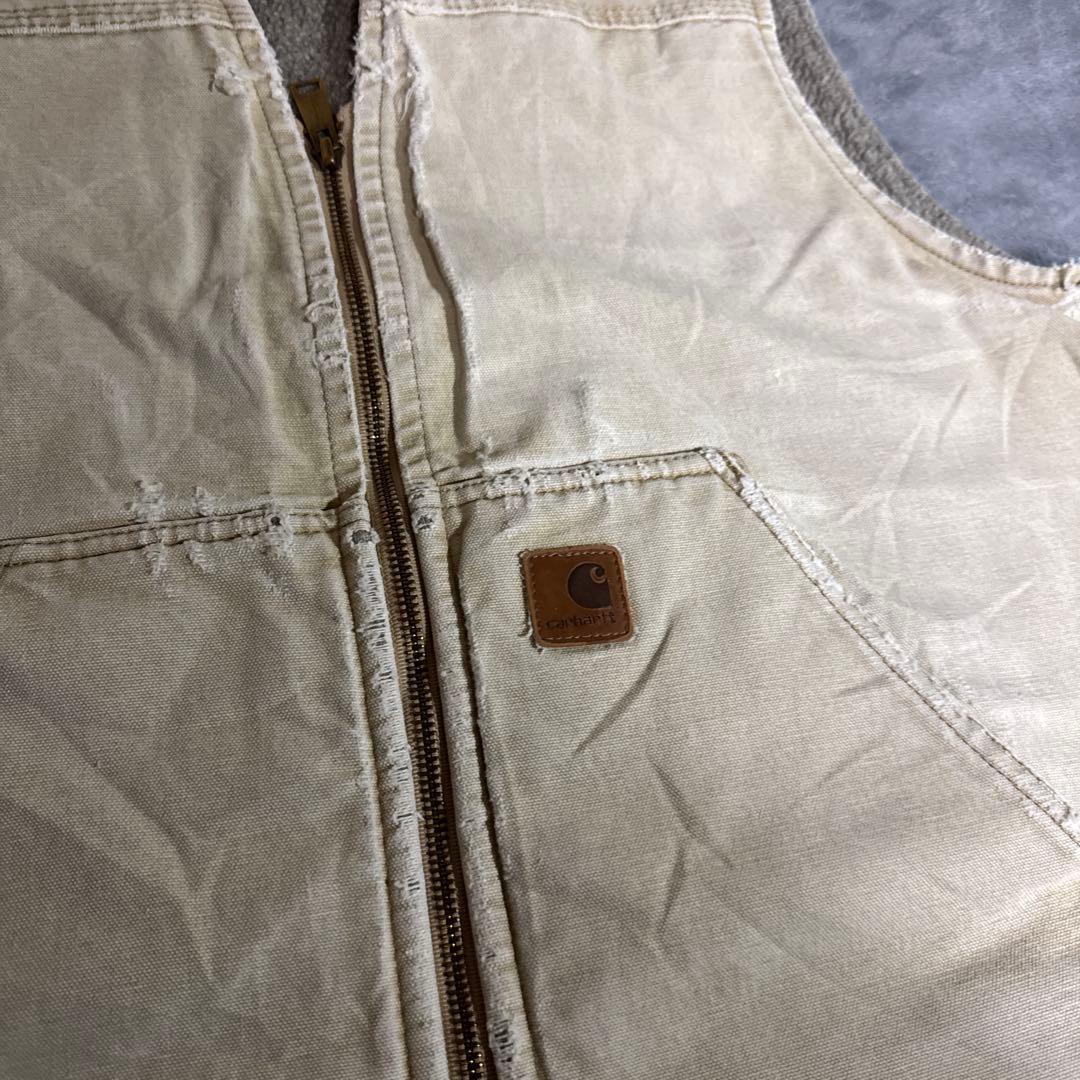 00’s Carhartt カーハート ベスト ボロ　雰囲気