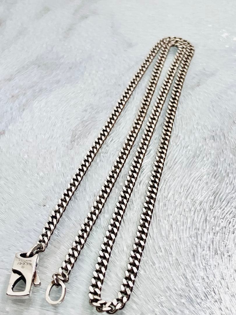 【超美品】GUCCI 喜平チェーン ネックレス 男女兼用　SV925 2.7ミリ