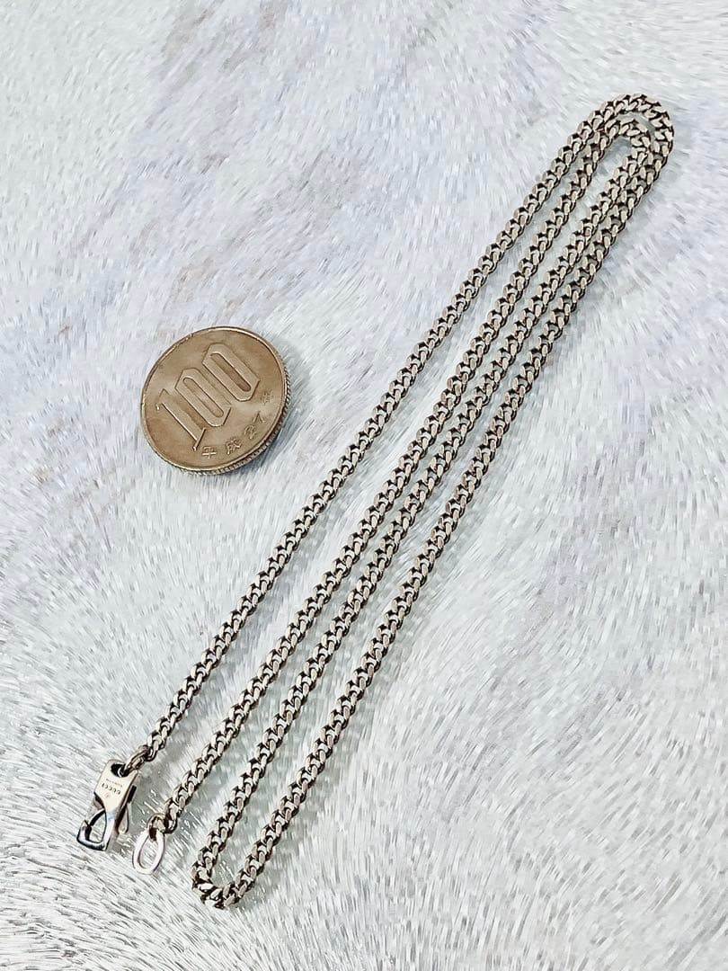 【超美品】GUCCI 喜平チェーン ネックレス 男女兼用　SV925 2.7ミリ