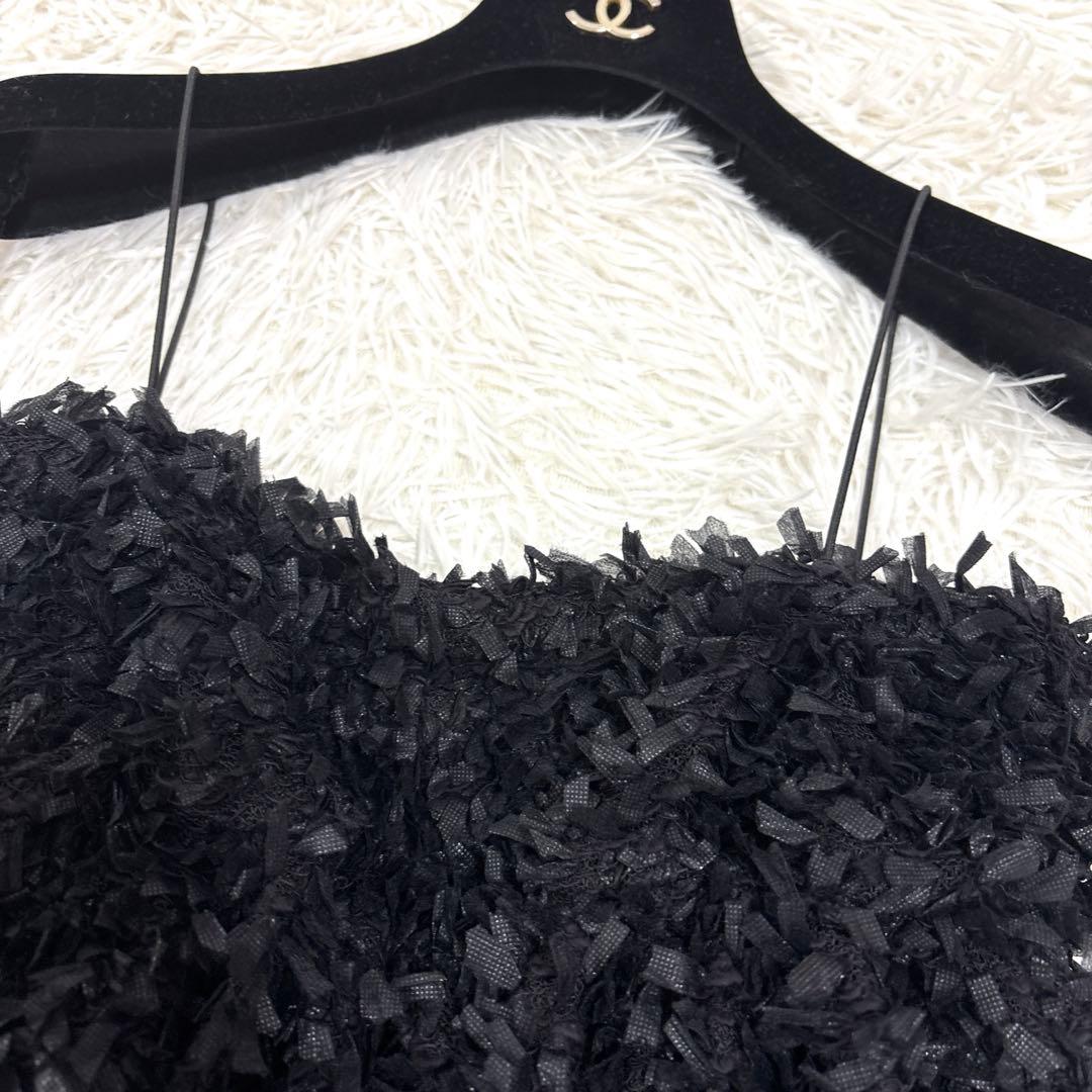 ⭐︎美品⭐︎ CARLA Fluffy cami カーラ　フラッフィー　キャミ　黒