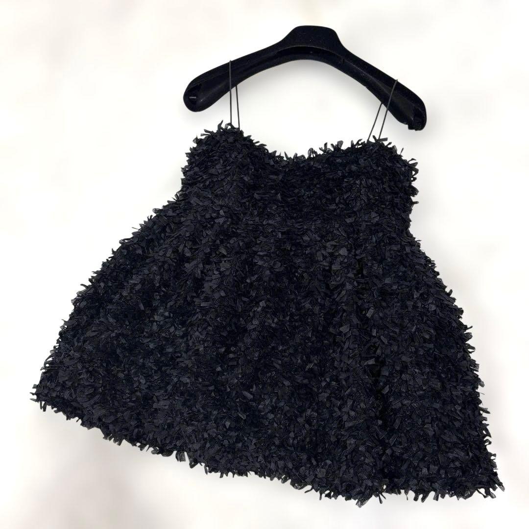 ⭐︎美品⭐︎ CARLA Fluffy cami カーラ　フラッフィー　キャミ　黒