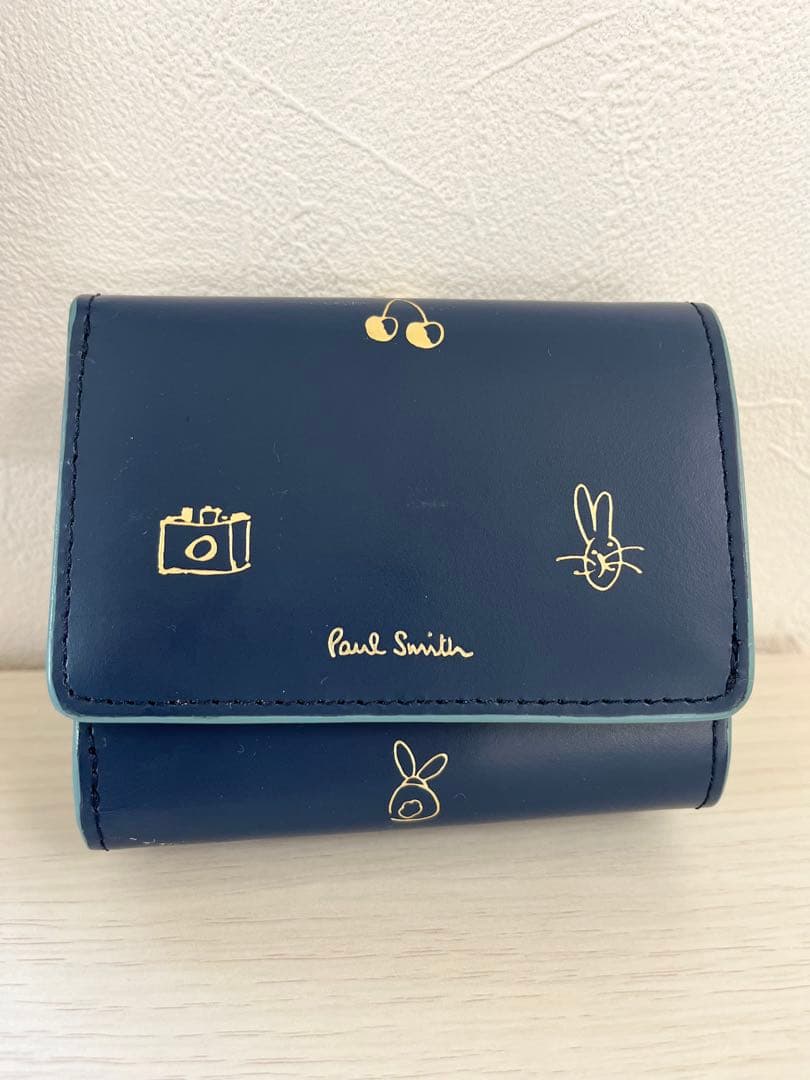 新品 ポールスミス 折り財布 がま口3つ折り財布 ミニ財布 ミックスドゥードゥル