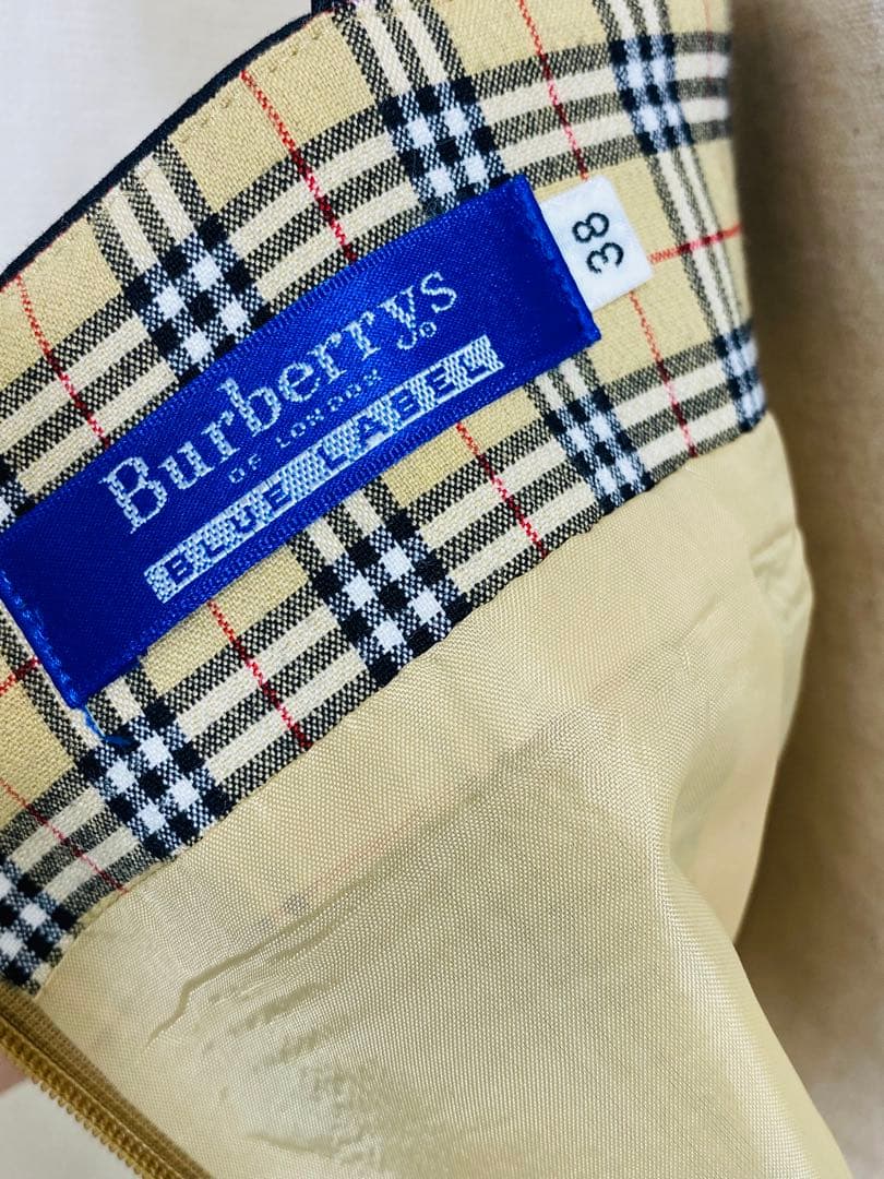 9436.【極美品】BURBERRY BLUE LABEL 肩ベルト ワンピース