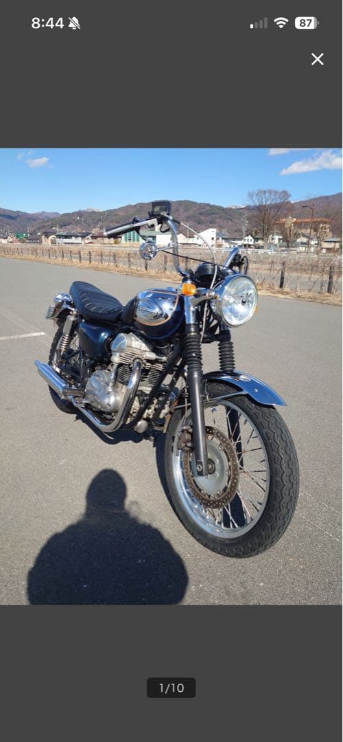 Kawasaki W800 street 純正シート