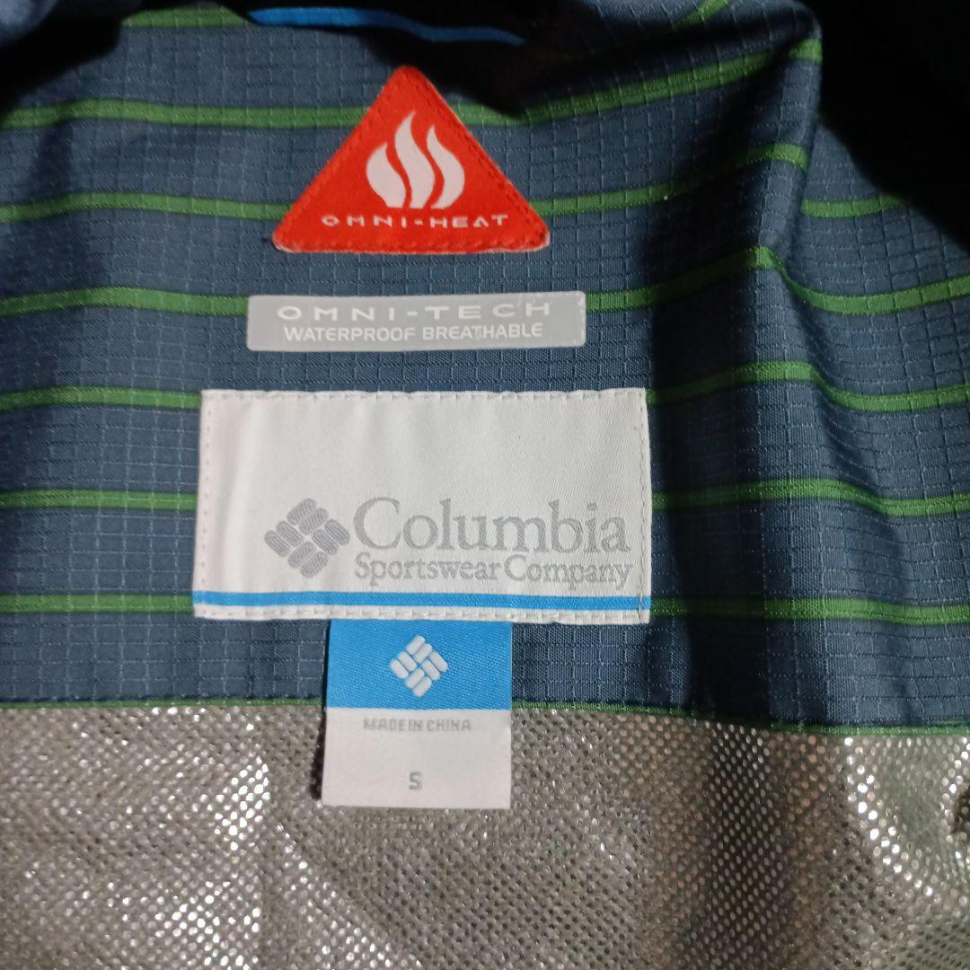 Columbia ダークブルー ストライプジャケット メンズS