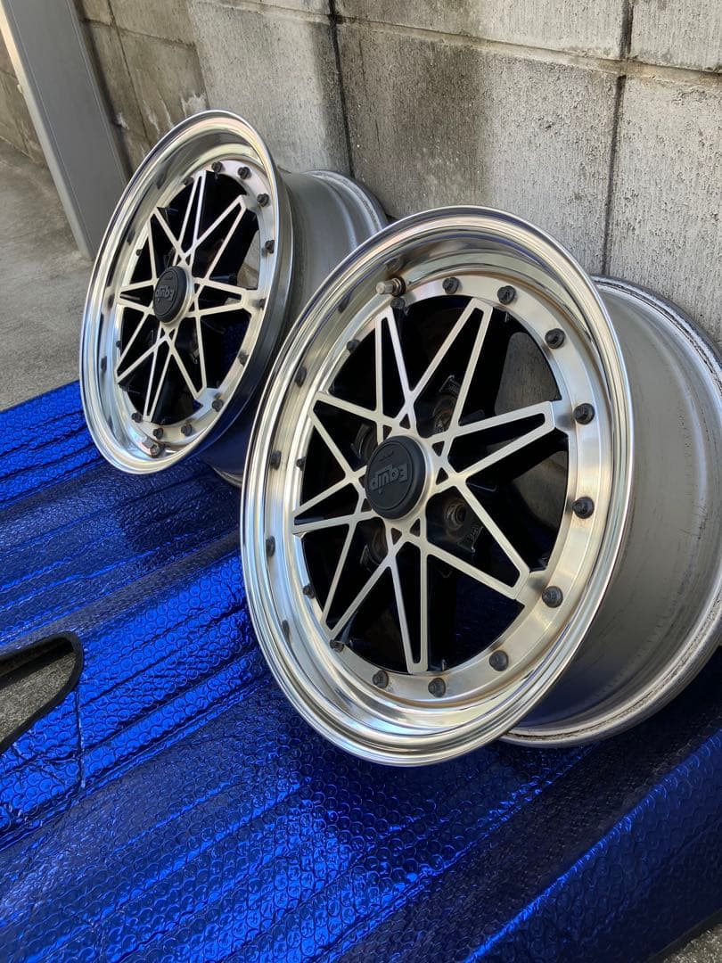 ワーク エクイップ03 15インチ 5.5J +35 PCD100 ２本セット