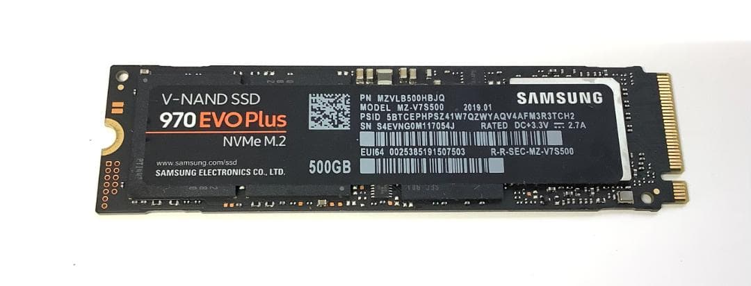 ③-WA552-SAMSUNG NVMe 500GB SSD 1点