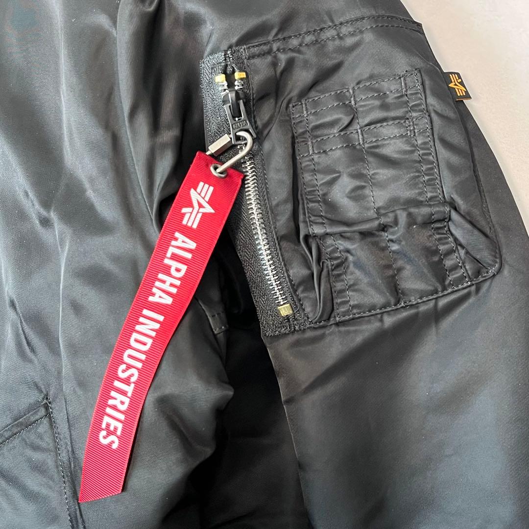 ALPHA INDUSTRIES MA-1 フライトジャケット ブラック XL