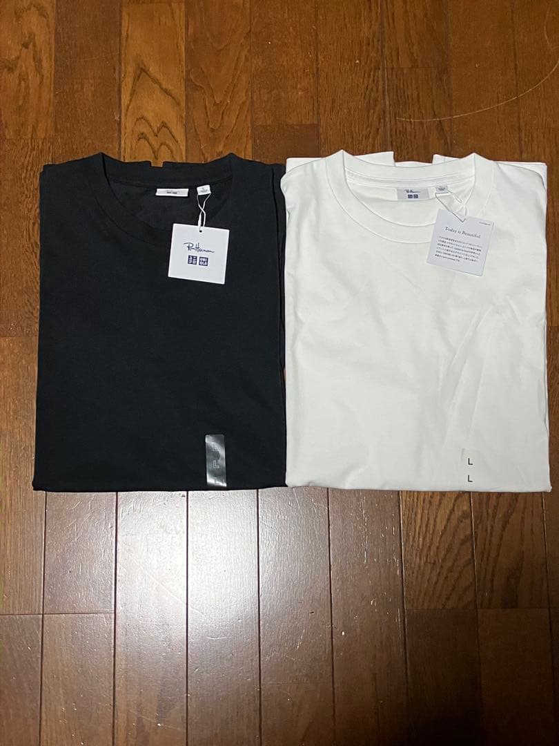 ユニクロ　ロンハーマン　tシャツ Lサイズ　2枚セット
