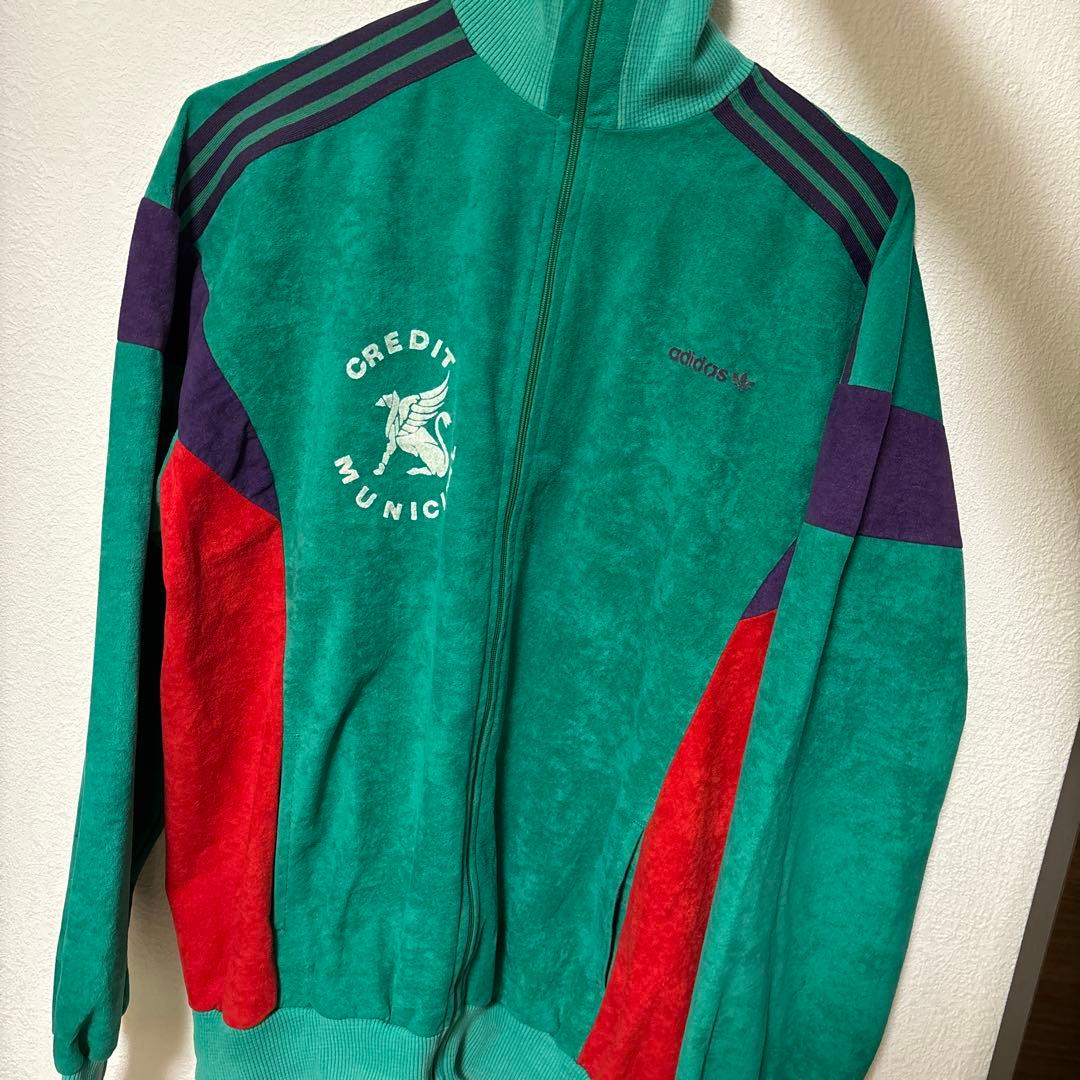 サ*ル様 80s adidas ベロア トラックジャケット