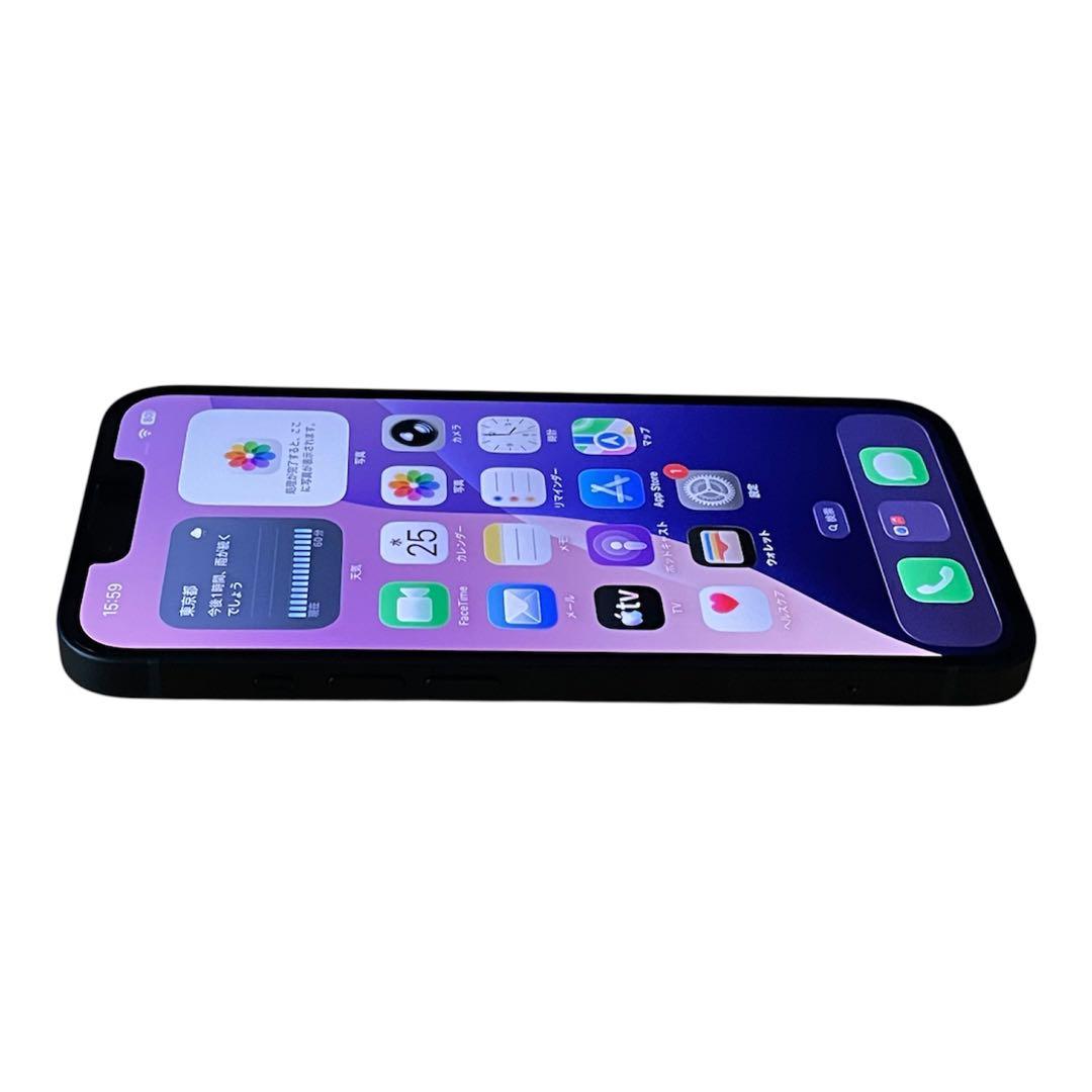 iPhone 13 ミッドナイト 黒 128GB SIMフリー 送料無料 美品