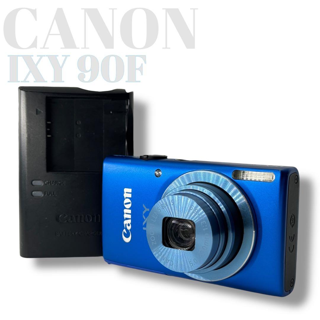Canon IXY 90F ブルー デジタルカメラ コンデジ デジカメ y2k