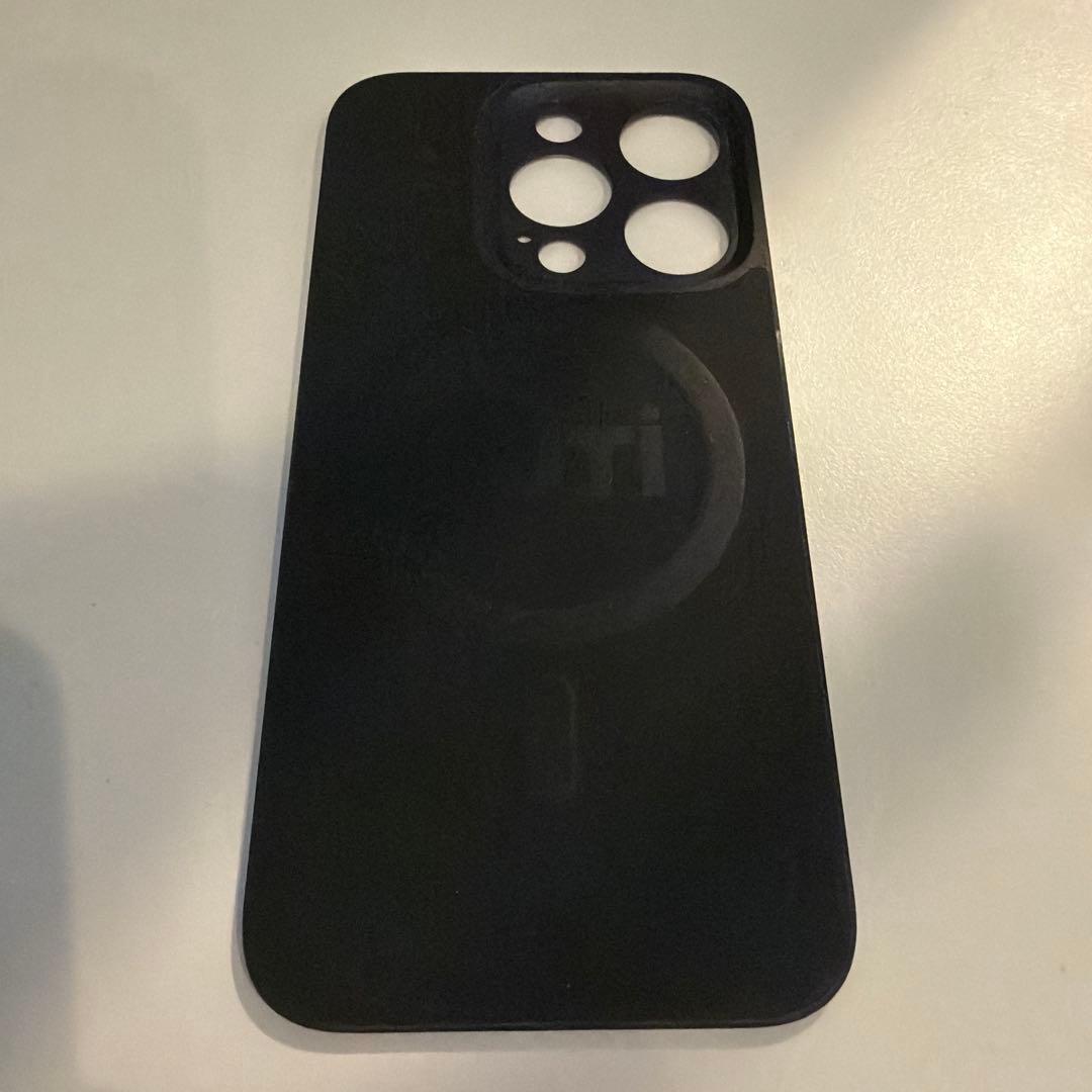 iPhoneアクセサリー SUTI iPhone 15Pro Nano Leather BLACK