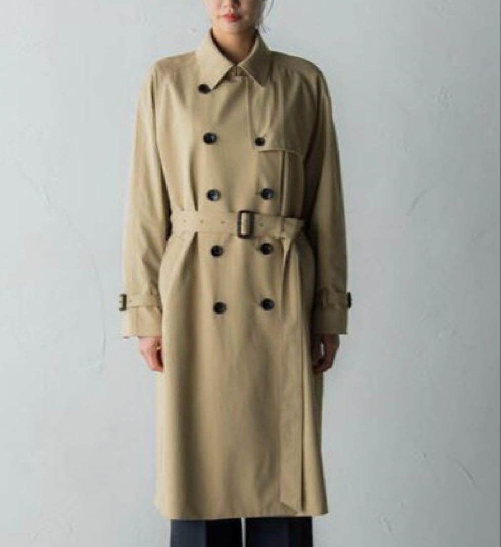 新品 オーセンティックトレンチコート／ロートレアモン（LAUTREAMONT）黒