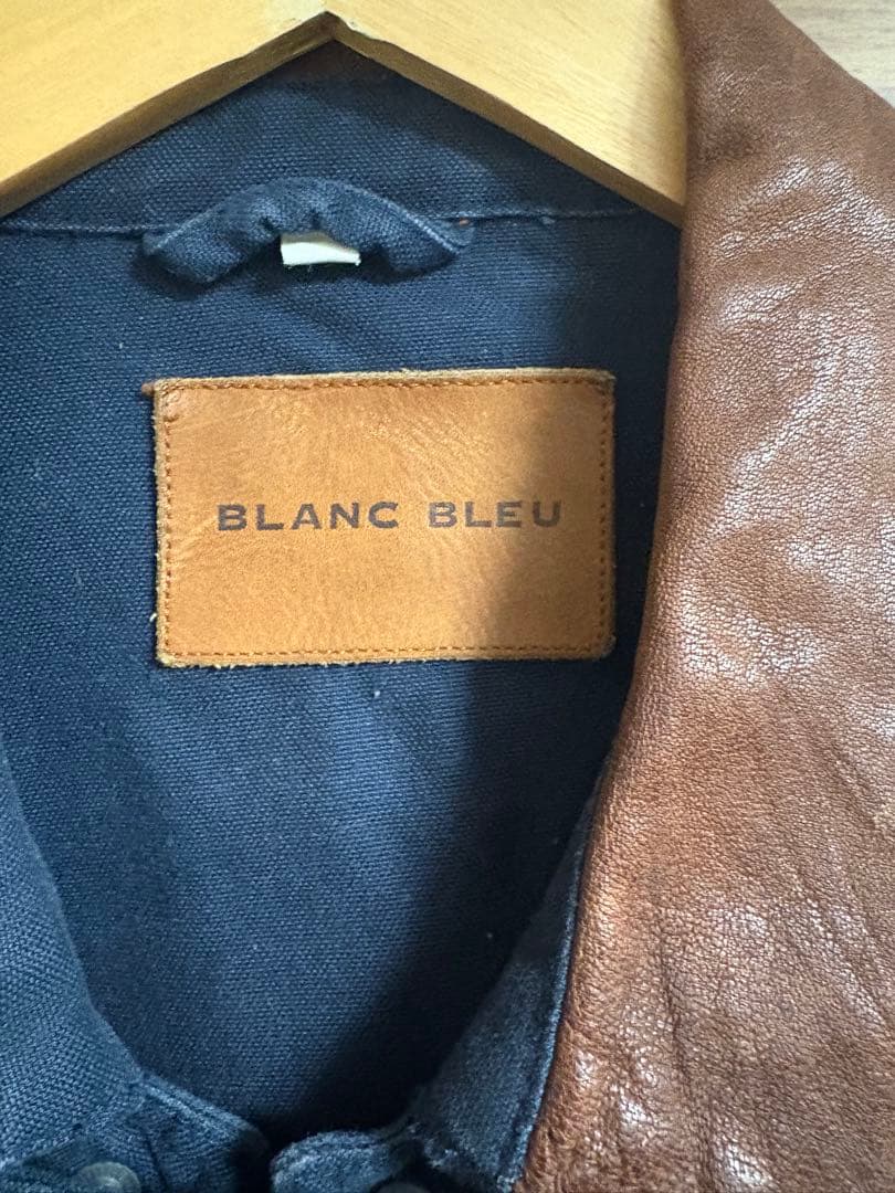 値下げ　BLANC BLEU ネイビー　ファイヤーマンジャケット