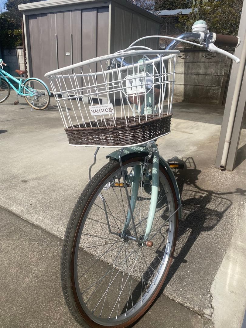 イオンバイク　24インチMAHALO ミントグリーン おまけでヘルメット