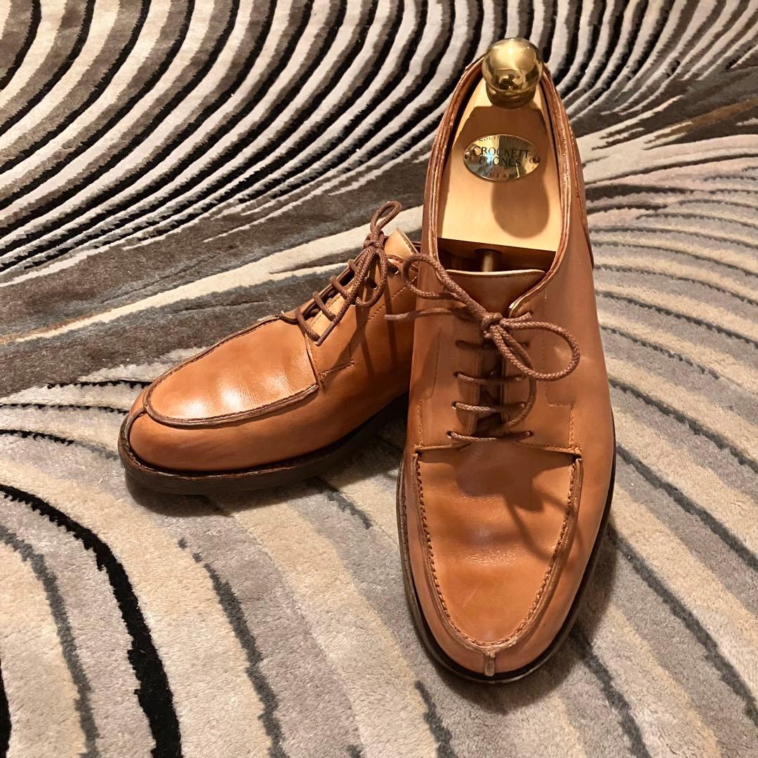 靴 CROCKET&JONES MORETON TAN UK6