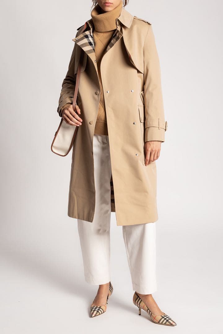 ふわわ BURBERRY ベージュ トレンチコート