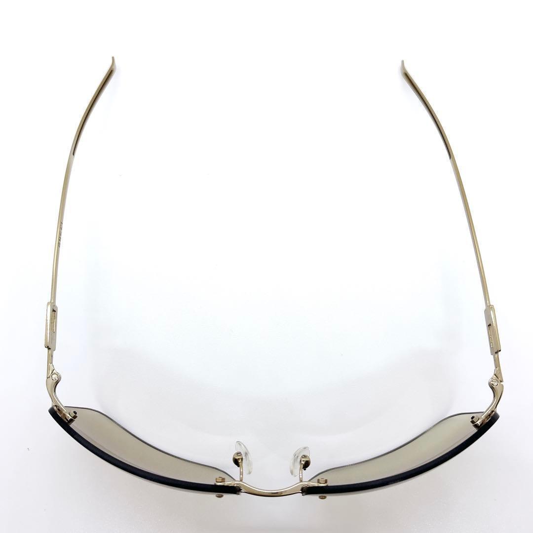 極美品 GUCCI rimless sunglasses linestone