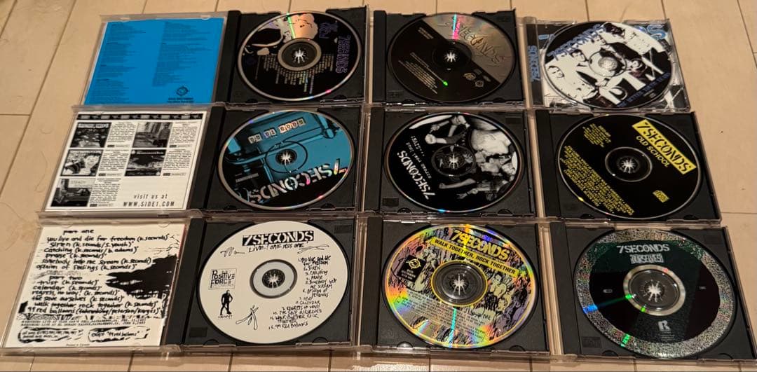 7 Seconds CD １６枚