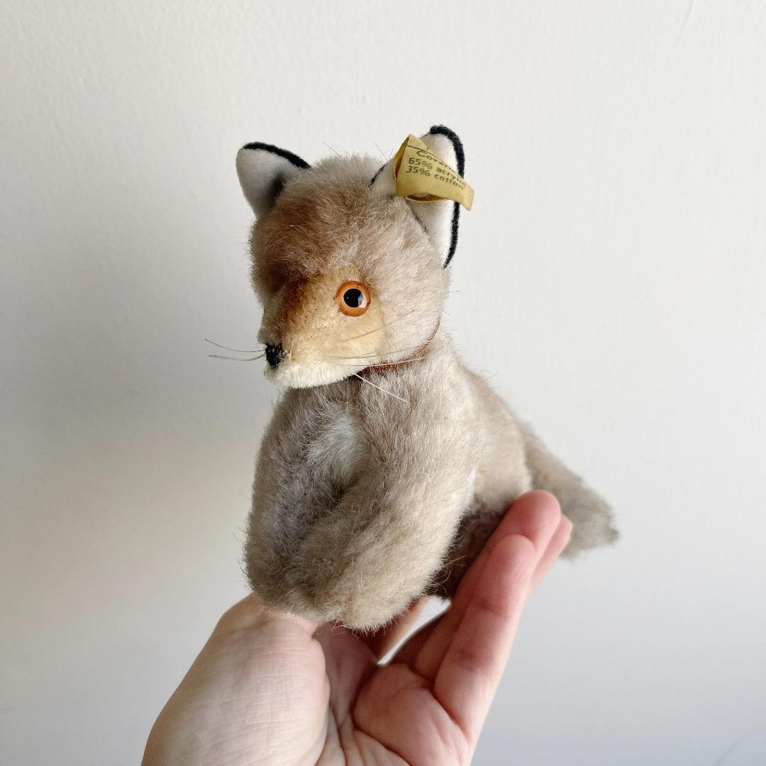 ぬいぐるみ vintage steiff Fox plush toy