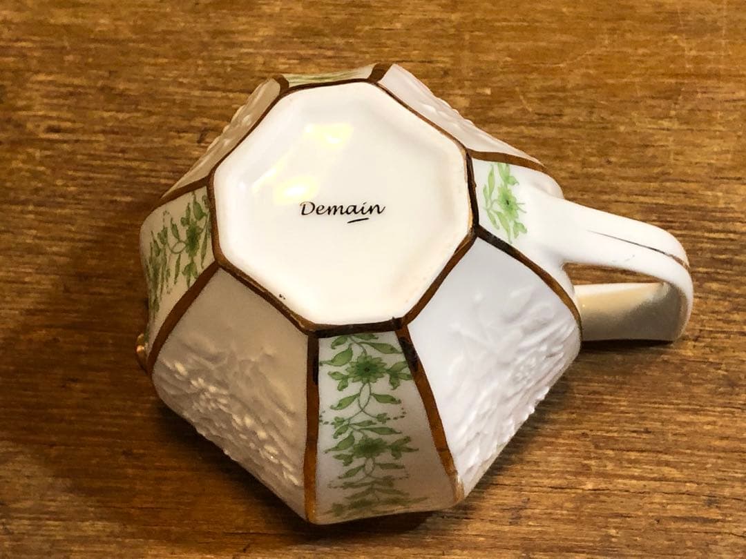 Demain ドマン 花柄ティーセット 陶磁器製 8点セット
