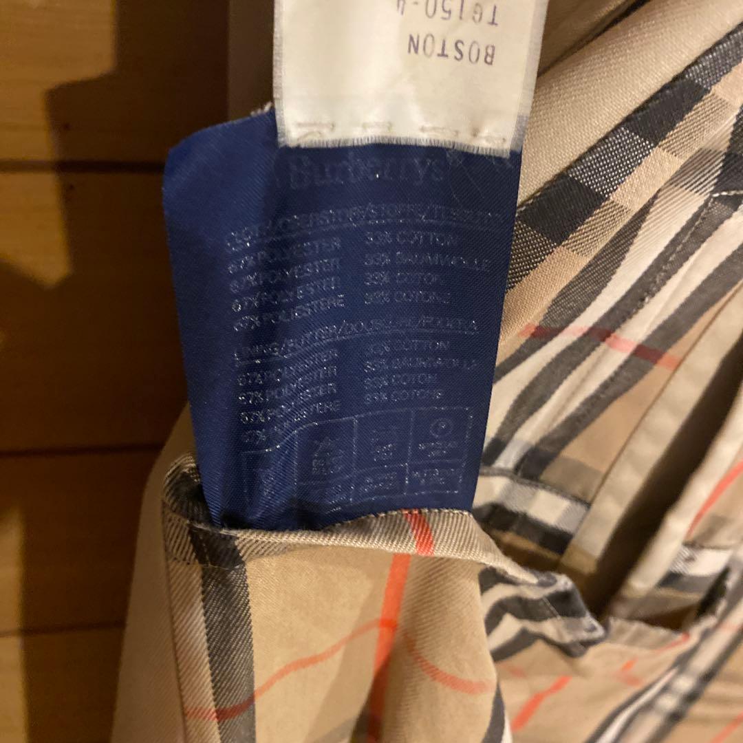 状態考慮　Burberry バーバリー　ベージュ ステンカラーコート　メンズ