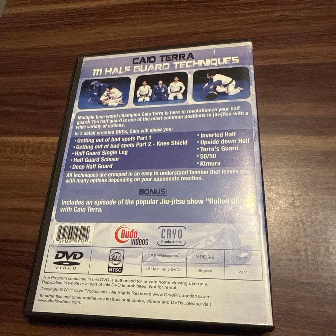 柔術DVD カイトテハ　ハーフガードテクニックDVD